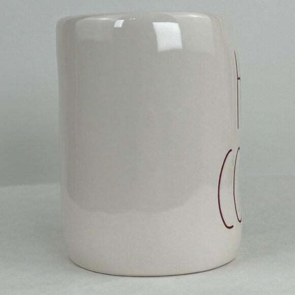 Rae Dunn Artisan Collection Hot Cocoa Mug 16 Oz White Ceramic Red Letters 4.5" - Picture 3 of 9